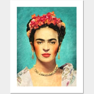 Kahlo Portrait Posters and Art